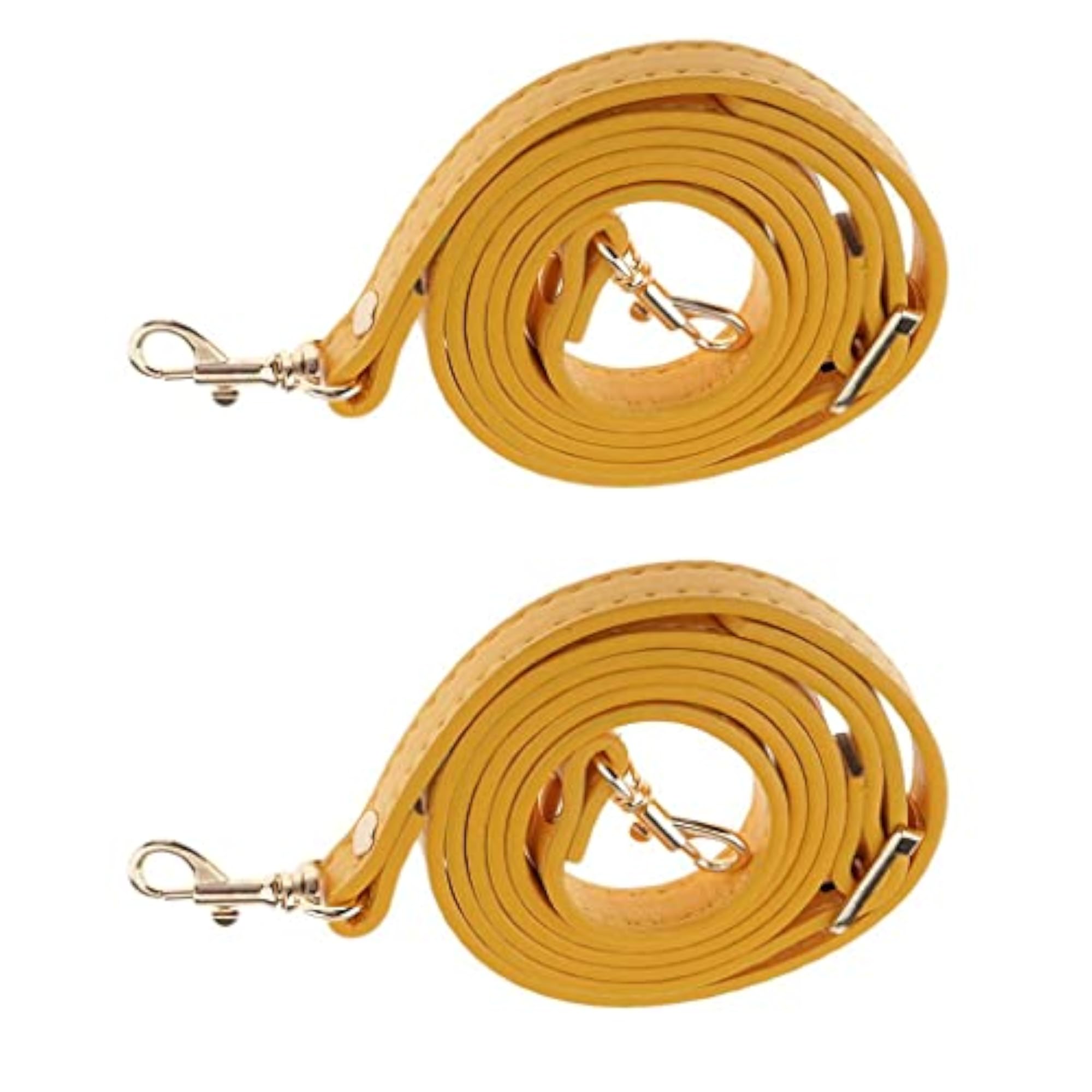2pcs Adjustable Shoulder Bag Handbag Straps, Yellow